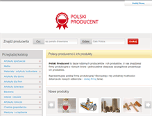 Tablet Screenshot of polskiproducent.pl